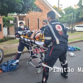 Fotos de Motociclista sofre ferimentos graves após acidente em Maringá