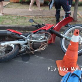 Fotos de Motociclista sofre ferimentos graves após acidente em Maringá
