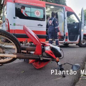 Fotos de Motociclista sofre ferimentos graves após acidente em Maringá