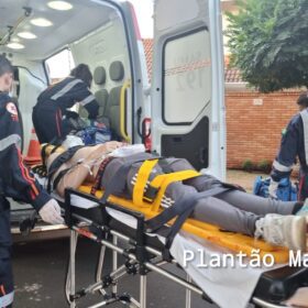 Fotos de Motociclista sofre ferimentos graves após acidente em Maringá