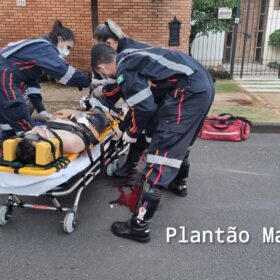 Fotos de Motociclista sofre ferimentos graves após acidente em Maringá