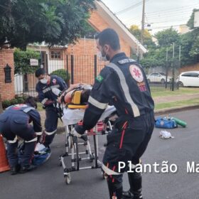 Fotos de Motociclista sofre ferimentos graves após acidente em Maringá