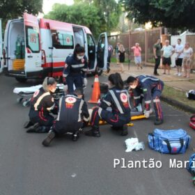 Fotos de Motociclista sofre ferimentos graves após acidente em Maringá