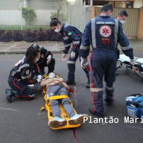 Fotos de Motociclista sofre ferimentos graves após acidente em Maringá