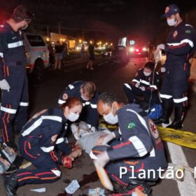 Fotos de Motociclista sofre ferimentos graves após bater em carro capotado na rodovia PR-323 em Paiçandu 