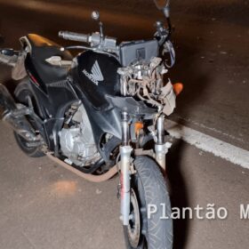 Fotos de Motociclista sofre ferimentos graves após bater na traseira de caminhão em Maringá