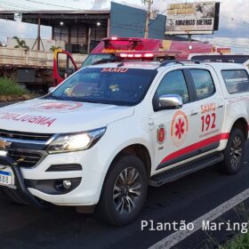Fotos de Mulher é socorrida com ferimentos após colisão na rodovia BR-376, entre Marialva e Sarandi