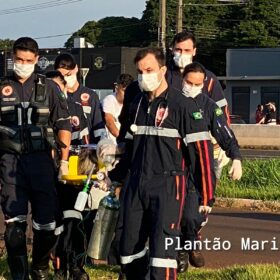 Fotos de Pedestre é intubada após ser atropelada na rodovia PR-323