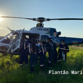 Fotos de Pedestre é intubada após ser atropelada na rodovia PR-323
