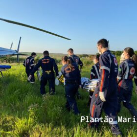 Pedestre é intubada após ser atropelada na rodovia PR-323 Foto 1 Fotos de Pedestre é intubada após ser atropelada na rodovia PR-323