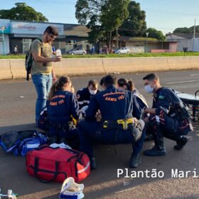Fotos de Pedestre é intubada após ser atropelada na rodovia PR-323