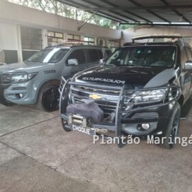 Fotos de Polícia apreende fuzil e pistola com integrantes do grupo piratas do asfalto em Maringá 