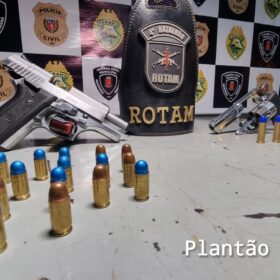 Fotos de Polícia Militar prende dupla armada e evita possível homicídio em Maringá
