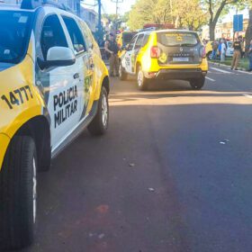 Fotos de Roubo em supermercado termina com Policial Militar esfaqueado e ladrão baleado em Maringá 