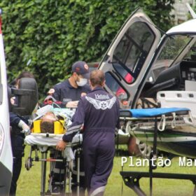 Fotos de Três pessoas foram baleadas durante uma partida de futebol em Maringá