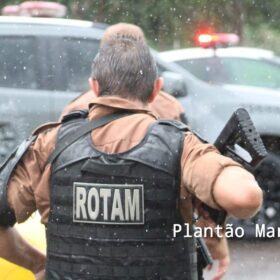 Fotos de Três pessoas foram baleadas durante uma partida de futebol em Maringá