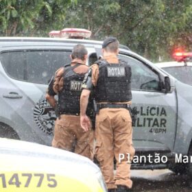 Fotos de Três pessoas foram baleadas durante uma partida de futebol em Maringá