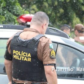 Fotos de Três pessoas foram baleadas durante uma partida de futebol em Maringá