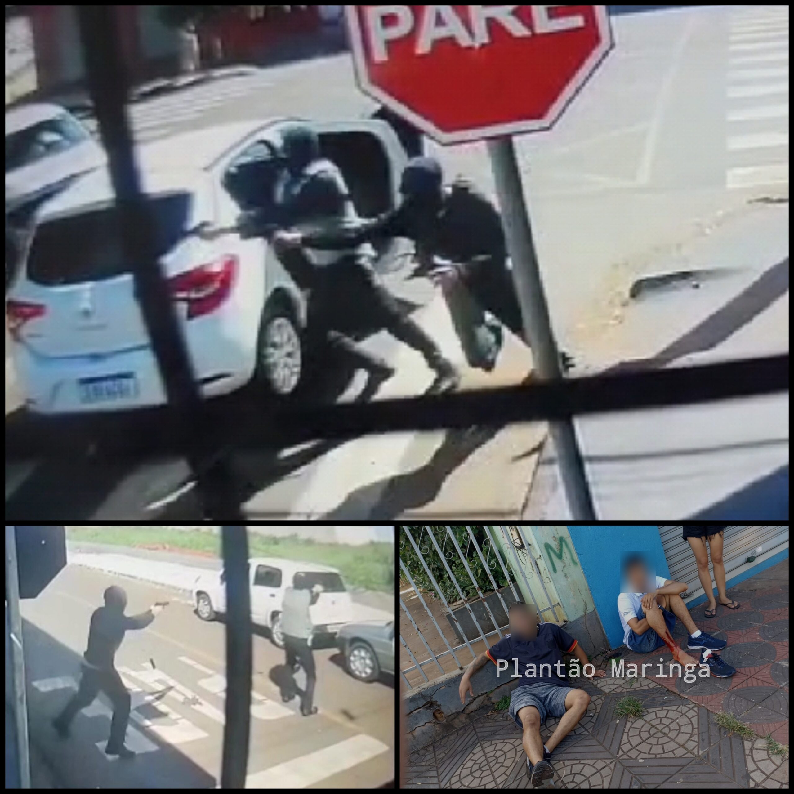 Fotos de Dois jovens foram baleados durante velório em Sarandi