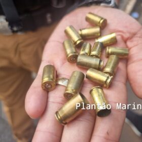 Fotos de Dois jovens foram baleados durante velório em Sarandi