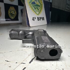 Fotos de Assaltante é baleado e apreendido com outros cinco após perseguição policial em Maringá 
