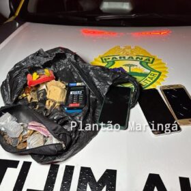Fotos de Assaltante é baleado e apreendido com outros cinco após perseguição policial em Maringá 