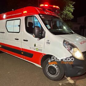 Fotos de Câmera registra acidente que deixou motoboy em estado grave em Maringá