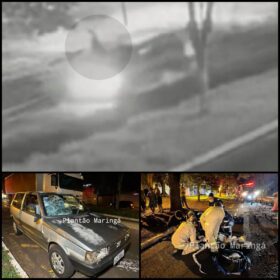 Fotos de Câmera registra idoso sendo atropelado em Maringá 