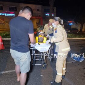Fotos de Câmera registra idoso sendo atropelado em Maringá 