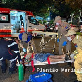 Fotos de Casal sofre ferimentos graves após ser atropelado em Maringá