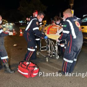 Fotos de Casal sofre ferimentos graves após ser atropelado em Maringá