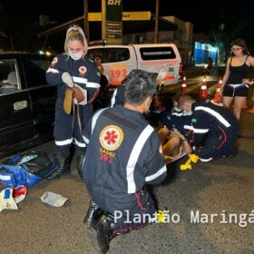 Fotos de Casal sofre ferimentos graves após ser atropelado em Maringá