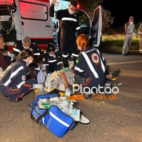 Fotos de Cigarreiro em fuga da polícia provoca acidente e deixa três pessoas com ferimentos graves 