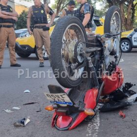Fotos de Dupla sofre acidente durante fuga da Polícia Militar após assalto em Maringá