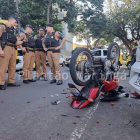 Fotos de Dupla sofre acidente durante fuga da Polícia Militar após assalto em Maringá