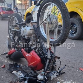 Fotos de Dupla sofre acidente durante fuga da Polícia Militar após assalto em Maringá