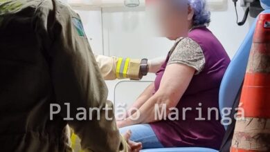 Fotos de Idosa de 72 anos é ferida durante roubo em ponto de ônibus em Maringá