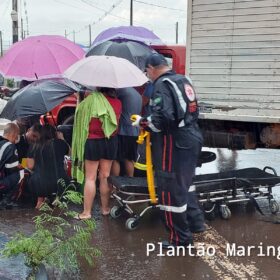 Fotos de Motociclista sofre ferimentos graves após acidente em Sarandi 