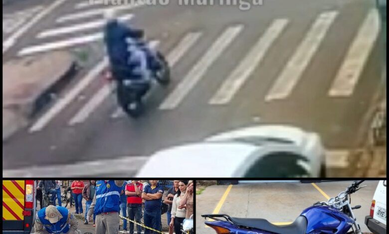 Fotos de Motociclista sofre parada cardíaca após acidente em Sarandi