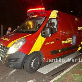 Fotos de Motorista embriagado avança preferencial, causa acidente e tenta fugir empurrando carro em Maringá 