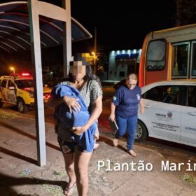 Fotos de Homem que abandonou bebê em terreno baldio em Maringá presta depoimento