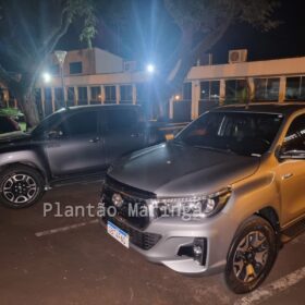 Polícia Militar recupera duas caminhonetes de luxo roubadas em Maringá Foto 1 Fotos de Polícia Militar recupera duas caminhonetes de luxo roubadas em Maringá