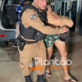 Fotos de Rotam apreende duas pistolas com mira a laser em Maringá: dois homens foram presos 