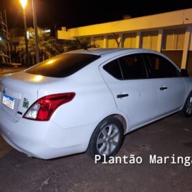 Fotos de Rotam prende trio com carro roubado, droga, e simulacro de pistola em Maringá 