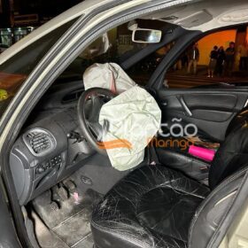 Fotos de Acidente causado por motorista embriagado termina em pancadaria e prisão em Sarandi