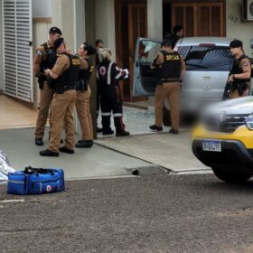 Fotos de Assaltante que morreu durante tentativa de roubo a residência em Maringá, é identificado 