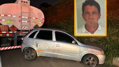 Fotos de Carro desgovernado prensa caminhoneiro contra carreta em Maringá, a vítima morreu na hora