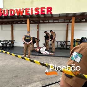 Fotos de Ex-presidiário é baleado após reconhecer, atacar e agredir Policial Penal em Maringá