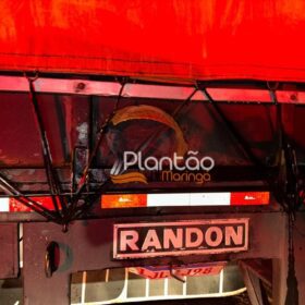 Fotos de Funcionária da Santa Casa é intubada após bater em carreta estacionada em Maringá