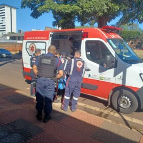 Fotos de Homem é brutalmente agredido com pedradas na cabeça em Maringá
